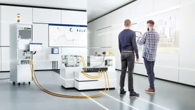 Testing Technology or different mobility solutions. Common rail testing or e-mobility and highvoltage testing technology.
